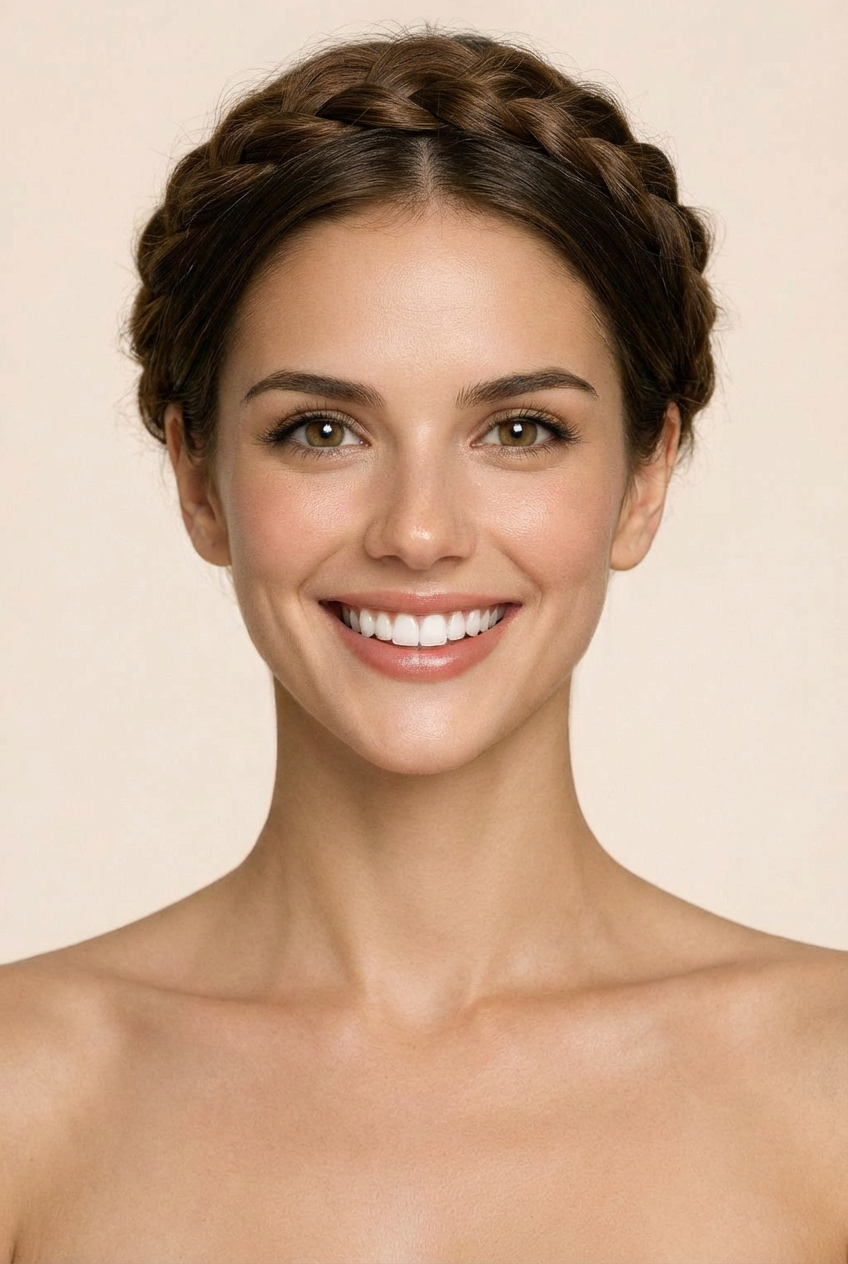 Braided Crown Updo